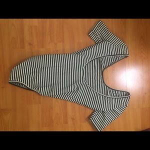 American Apparel Stripped Bodysuit